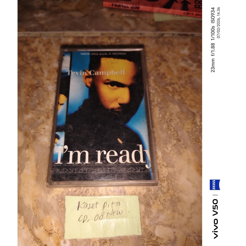 Kaset Pita Tevin Campbell - I'm ready