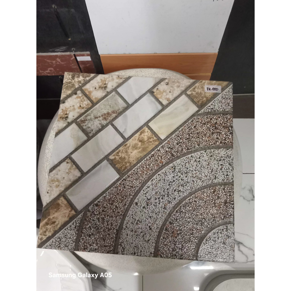 KERAMIK LANTAI KASAR TIMBUL VICTORIAN BIEGI 40X40