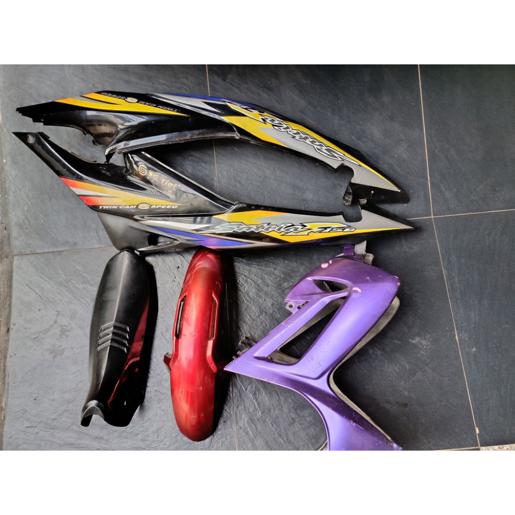 Body dan legcenter satria fu cbu ckd thailand  orian