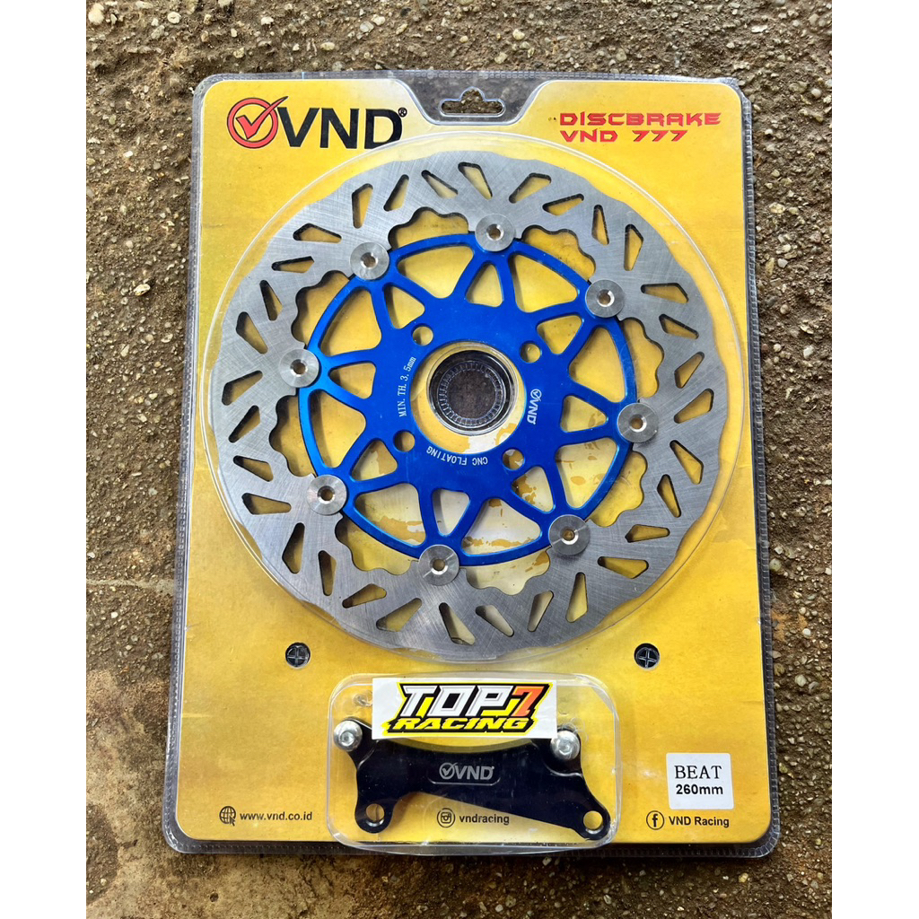 DISC CAKRAM VND FLOATING 260mm BEAT SCOOPY VARIO GENIO BEAT KARBU BEAT FI BEAT ESP SCOOPY FI SCOOPY 