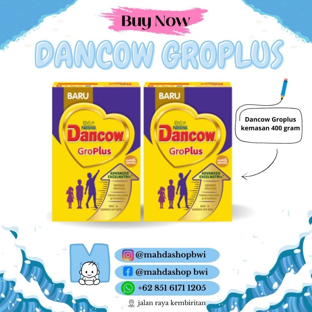 Dancow / Dancow Groplus/ Susu Dancow/ Susu anak/ Susu Groplus