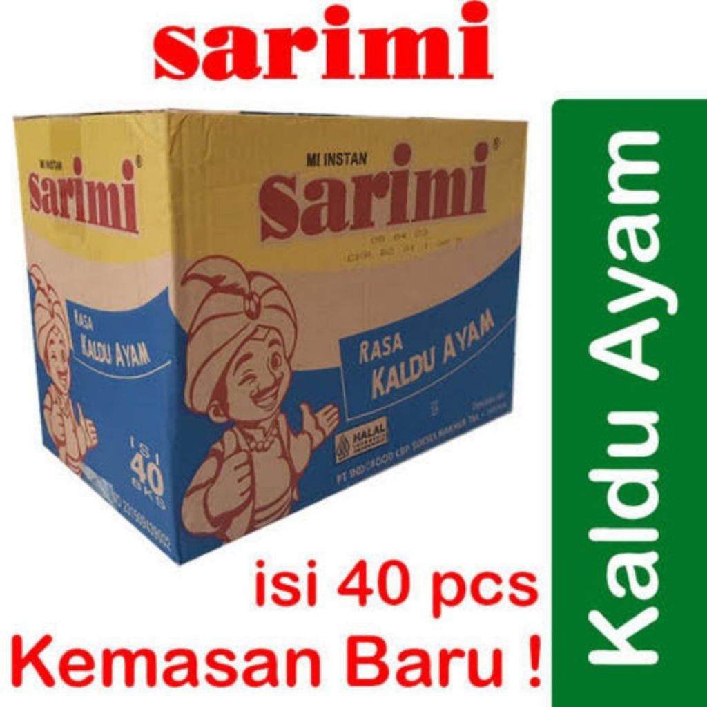 Sarimi kaldu ayam 1dus isi 40