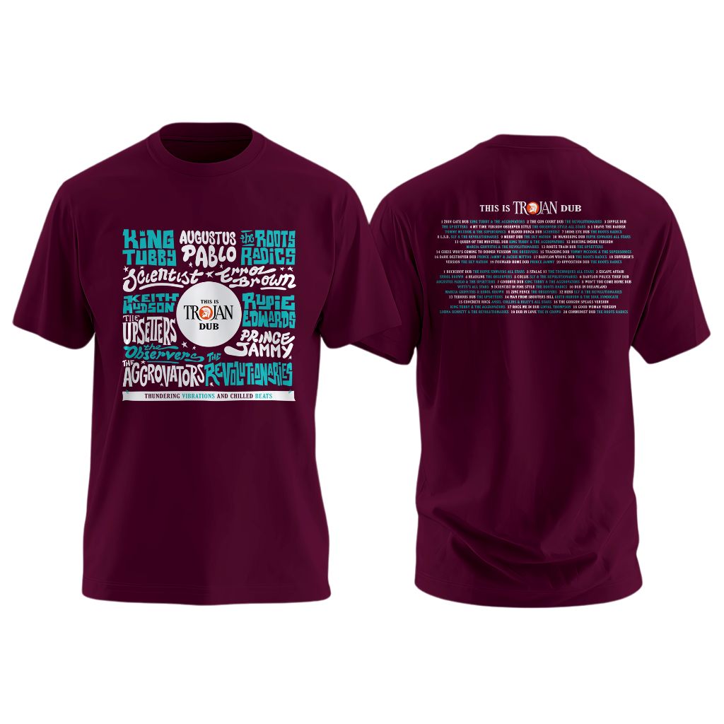 Baju Kaos Tshirt Trojan Reggae DUB Music