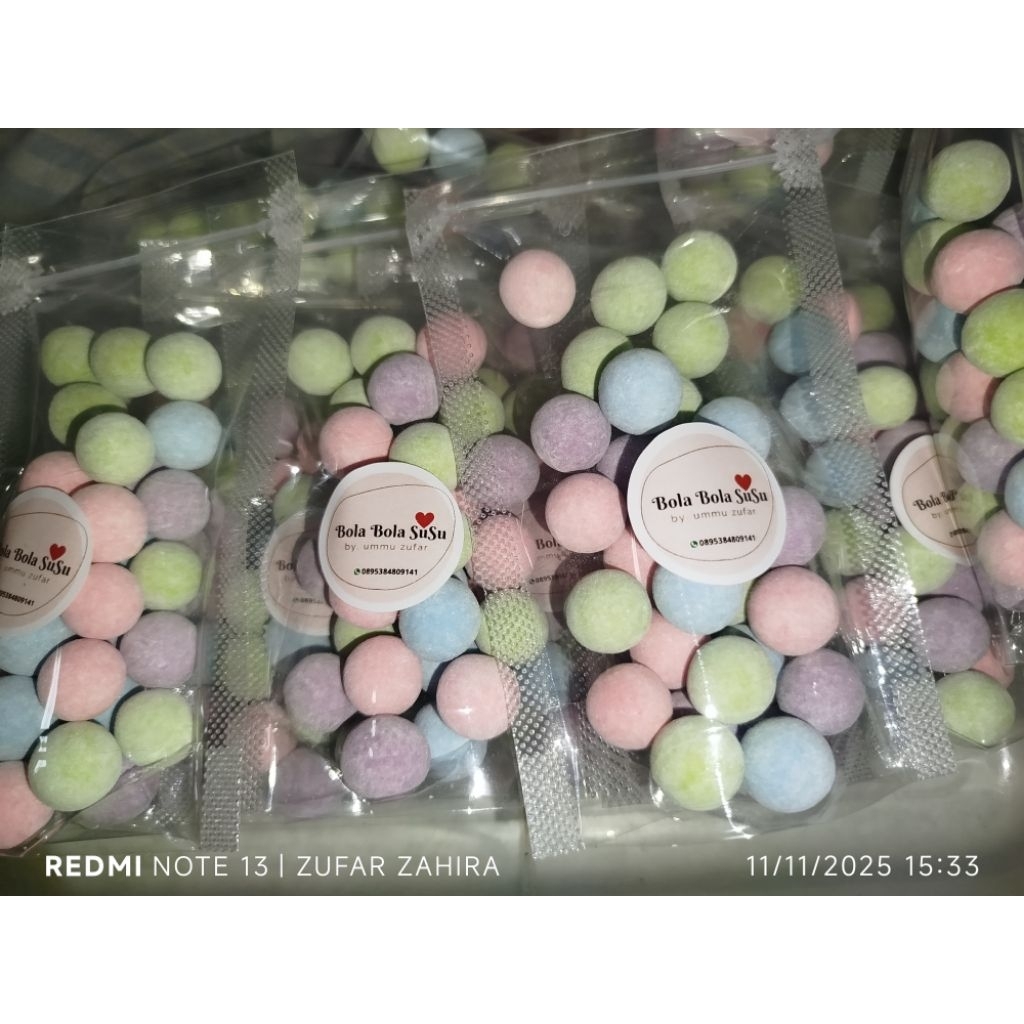 Bola Bola Susu Kemasan Pouch 50gr