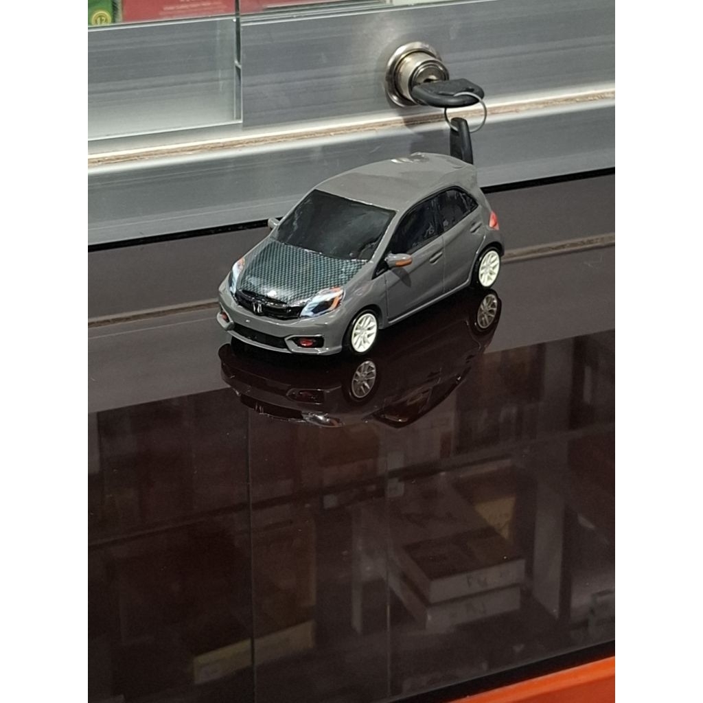 Miniatur honda brio 2018 grey