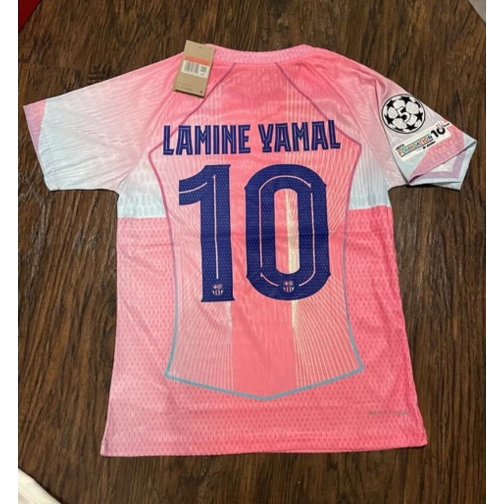 PLAYER ISSUE JERSEY BOLA BARCA SPECIAL EDITION PINK PI 2025