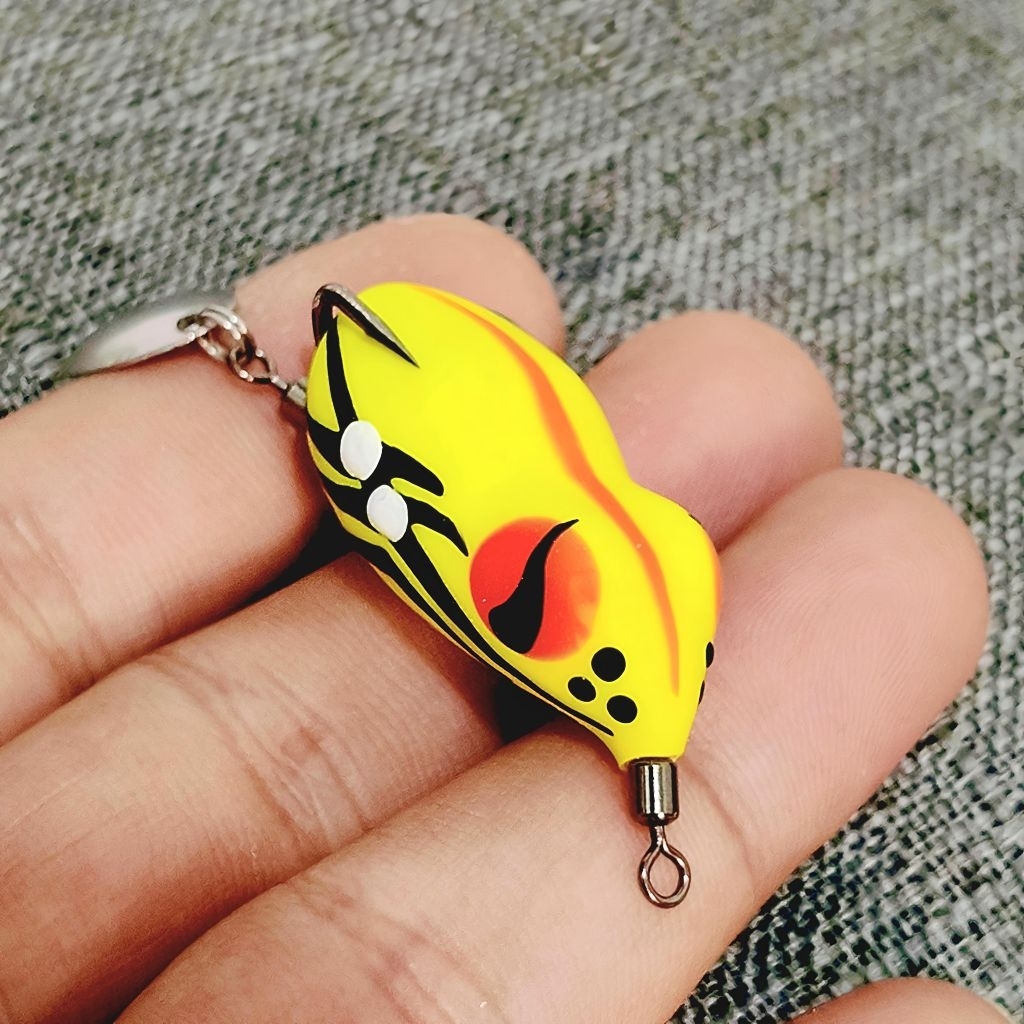 SOFT FROG 3,7CM UMPAN CASTING GABUS, TOMAN - Gio Fishing - Gio Lure - Golden Gio