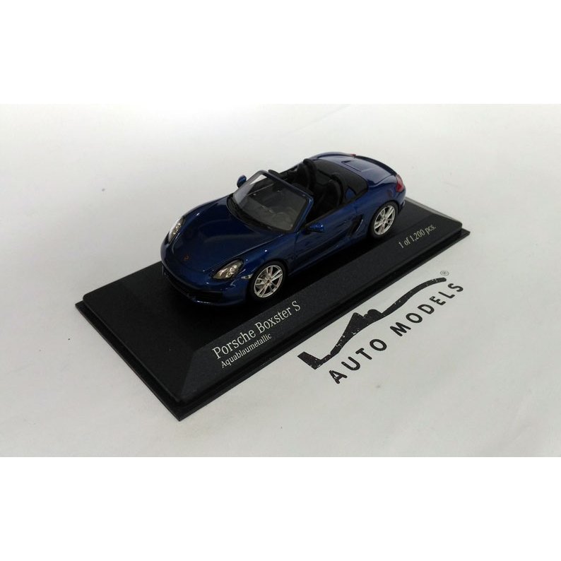 Minichamps Porsche Boxster (981) 2012 Blue Metallic
