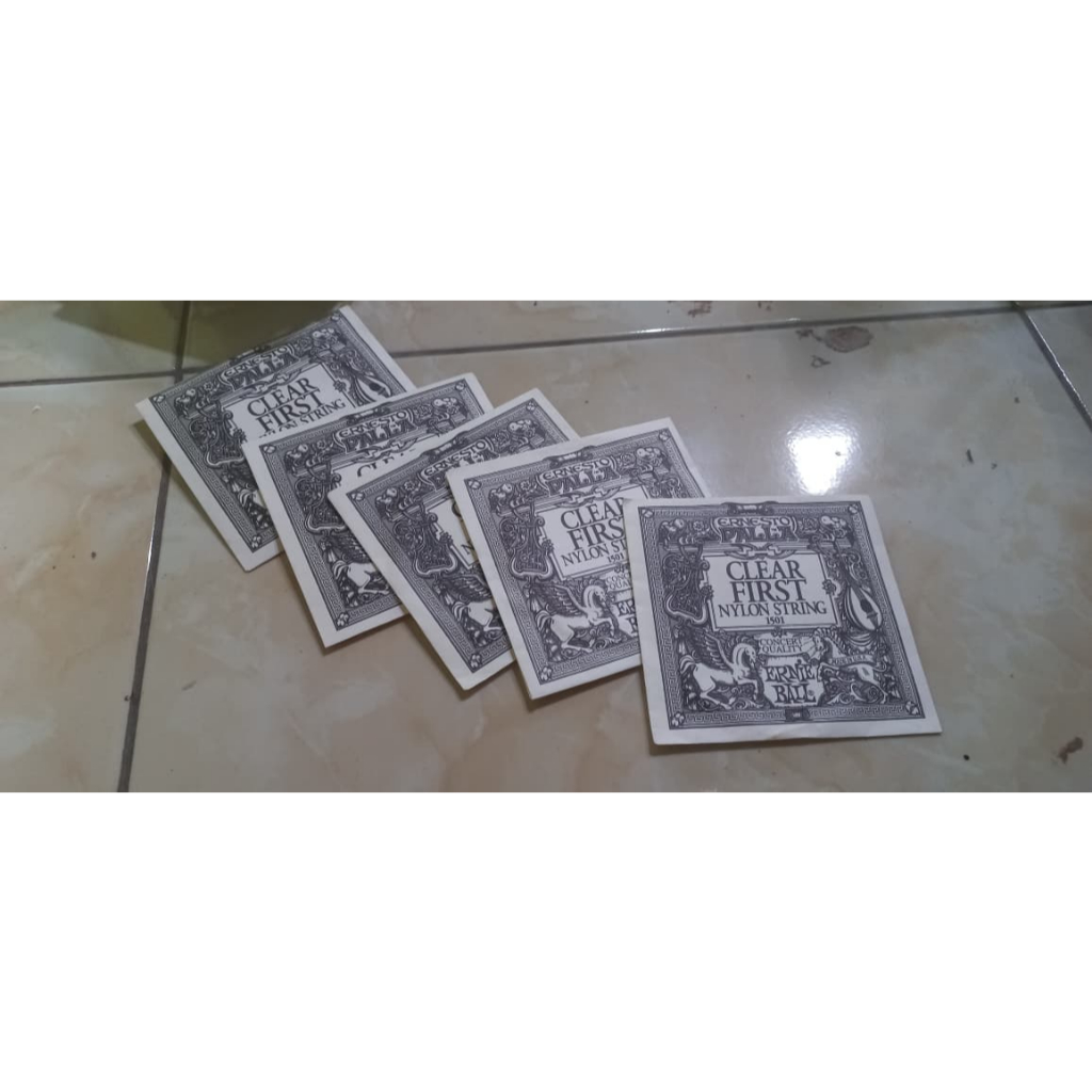 Senar Tali String Gitar Classic Klasik Nylon Nilon Eceran Ketengan Satuan Nomor 1 2 3 Ernie Ball Ern