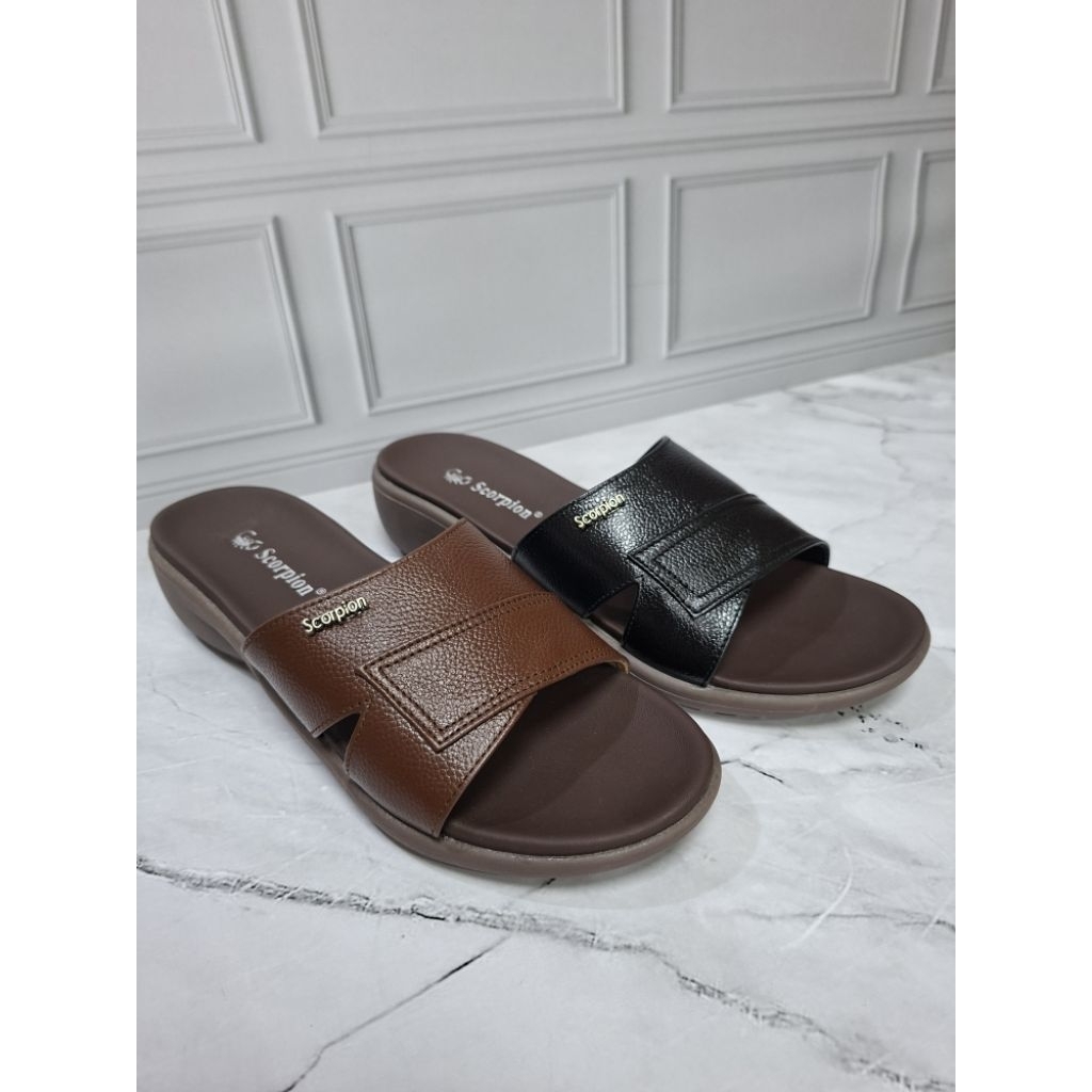 scorpion 2102 sandal wanita kulit asli