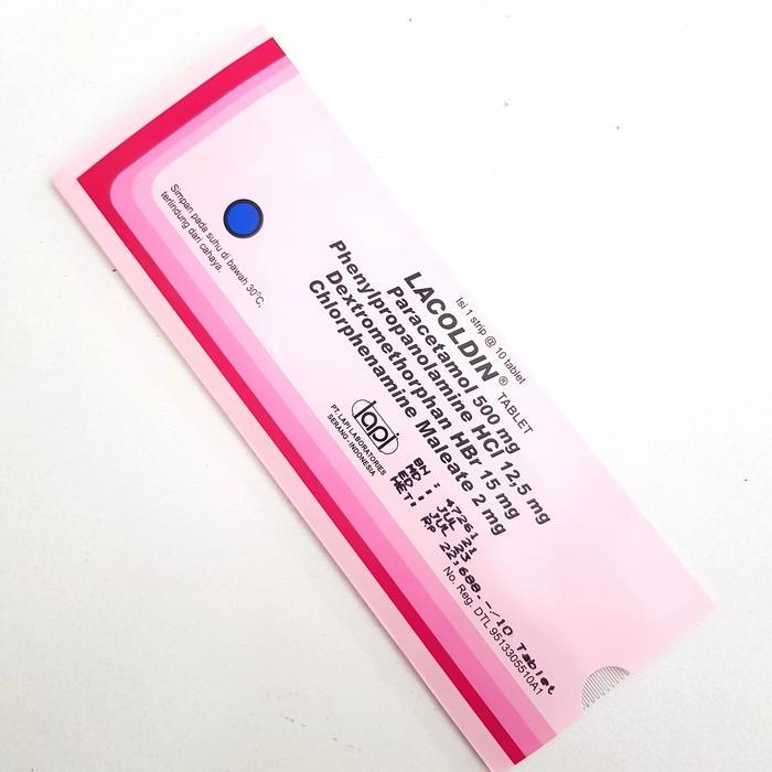 Lacoldin 10 Tablet Untuk Gejala Flu Dan Alergi