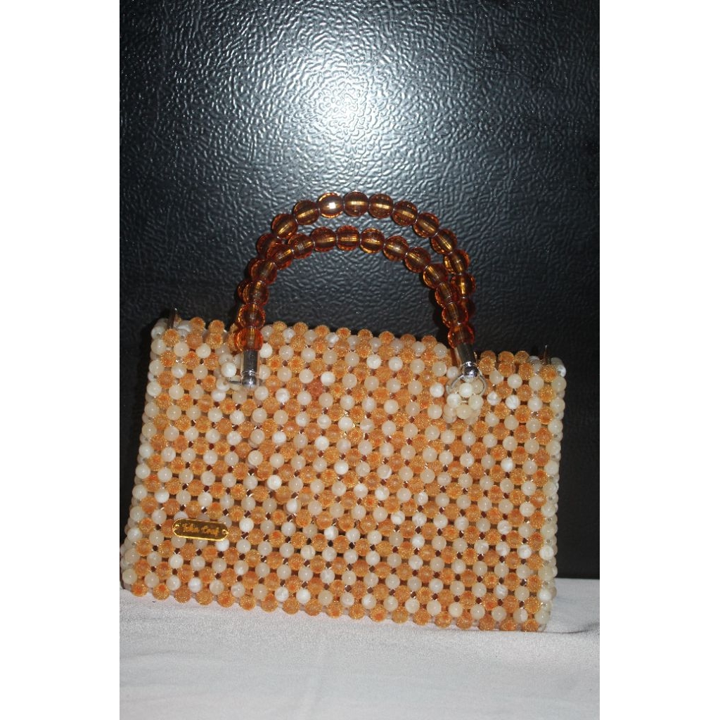 tas manik beludru mix keramik/tas mote/tas ootd/tas kekinian