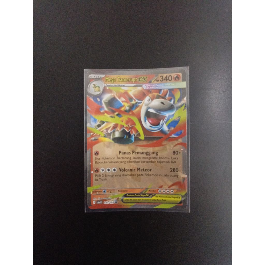 Pokemon Mega Camerupt EX (022/126 RR) kartu