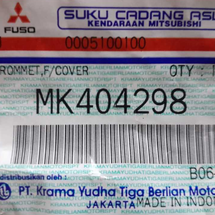 GROMET COVER NOZZLE WIPER MITSUBISHI CANTER / MK404298