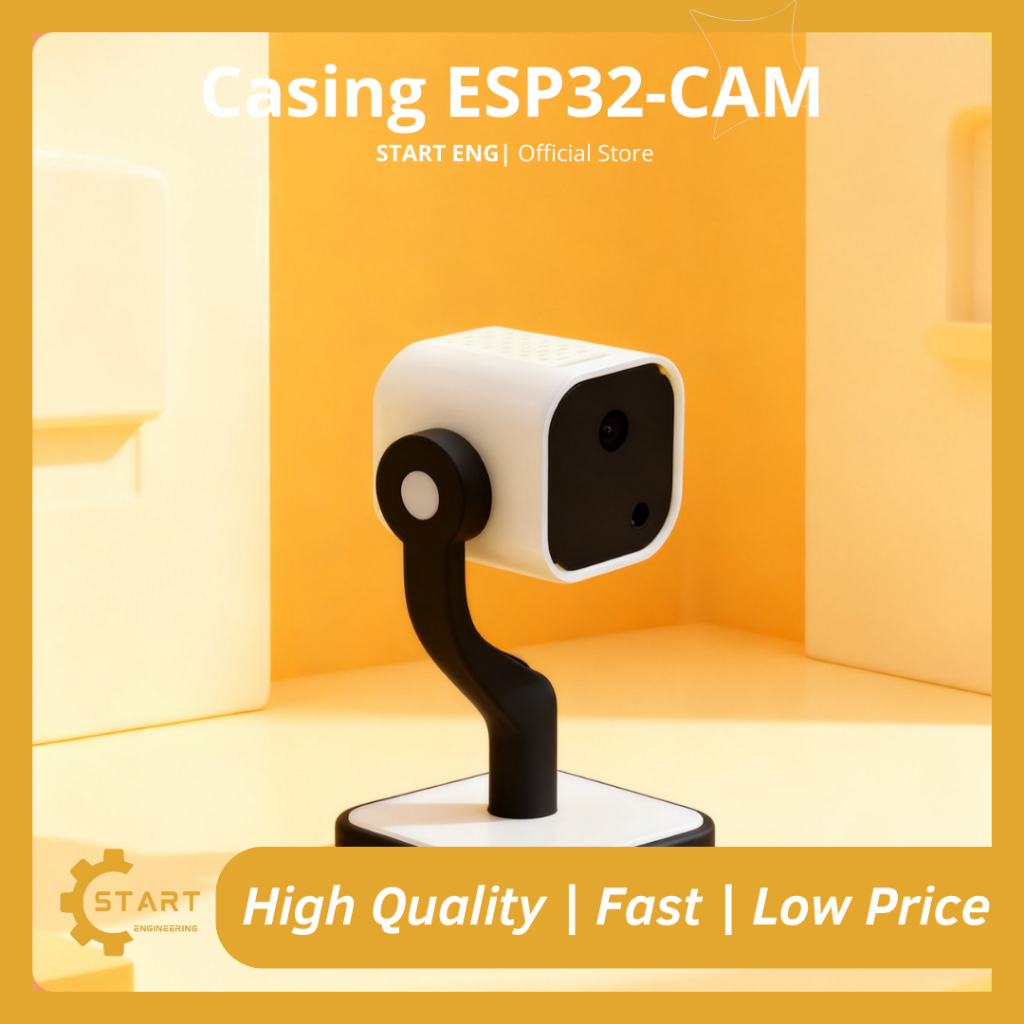 Casing ESP32-CAM 3D Print – Housing Kamera ESP32-CAM dengan Stand