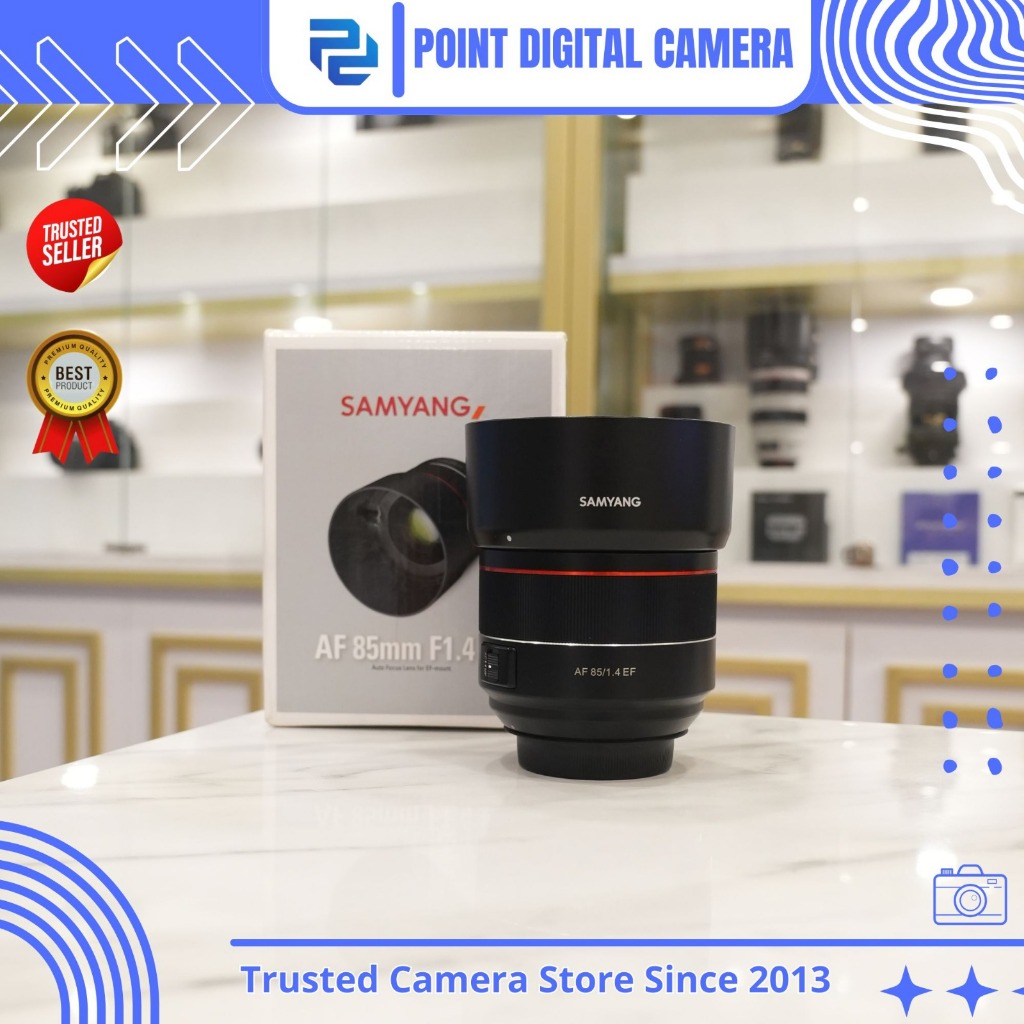 Lensa Kamera Samyang AF 85mm F1.4 Compatible for Canon EF