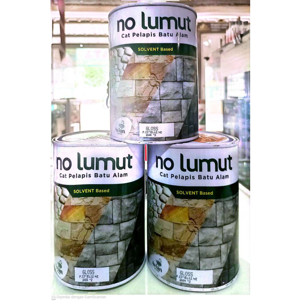 Cat Pelapis Batu Alam AVIAN NO LUMUT