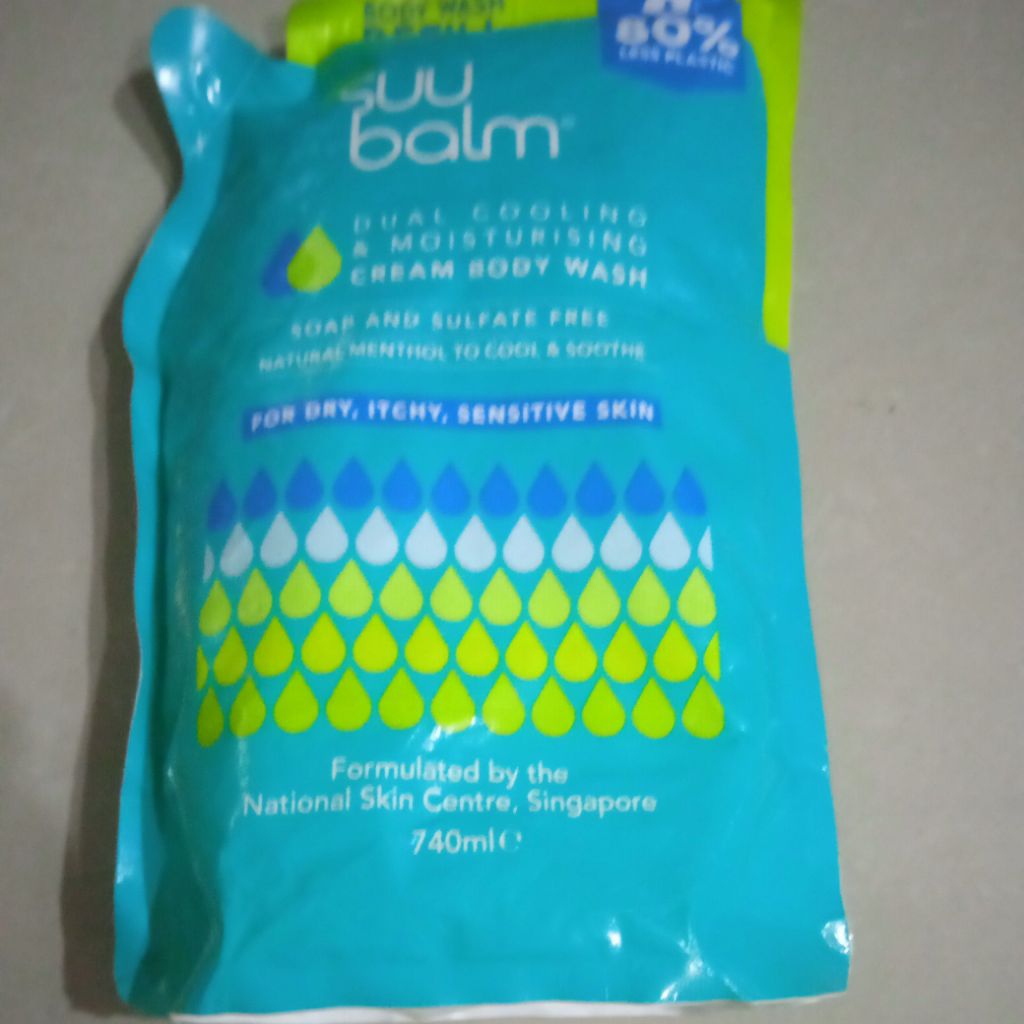 SUU balm Cream Body Wash Soap and Sulfate Free740ml