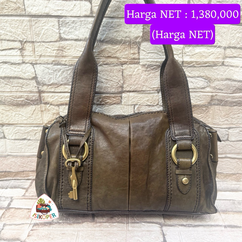 542# NET-Preloved Fossil Fiftyfour Shoulder (green olive)