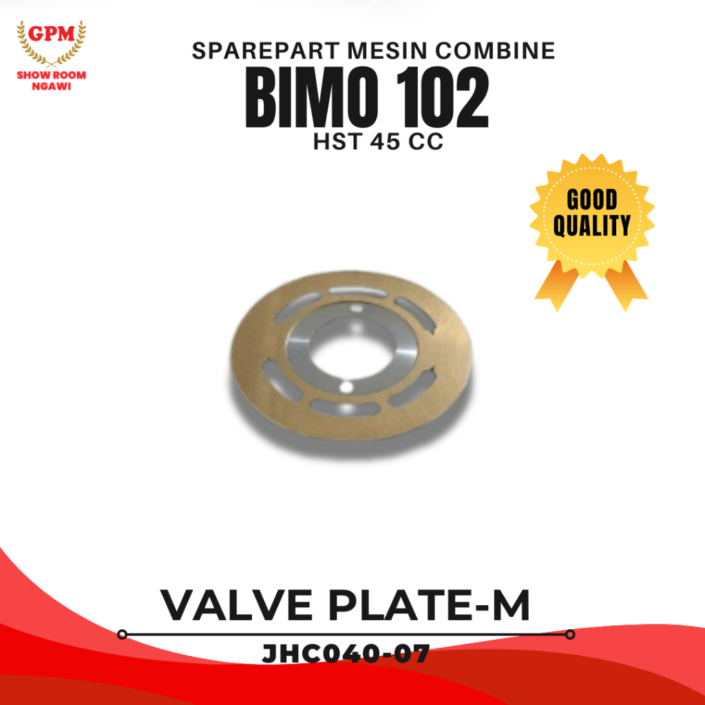 Sparepart Valve Plate Motor JHC040-07 untuk Mesin Panen Padi Combine Harvester BIMO 102