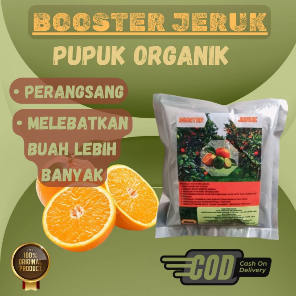 Pupuk Booster Jeruk / Pupuk Organik Jeruk / Perangsang Buah Lebat