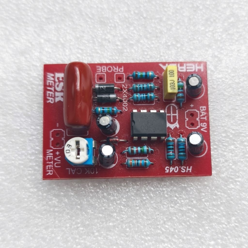 KIT ESR Meter IC 4558 JRC Amplifier