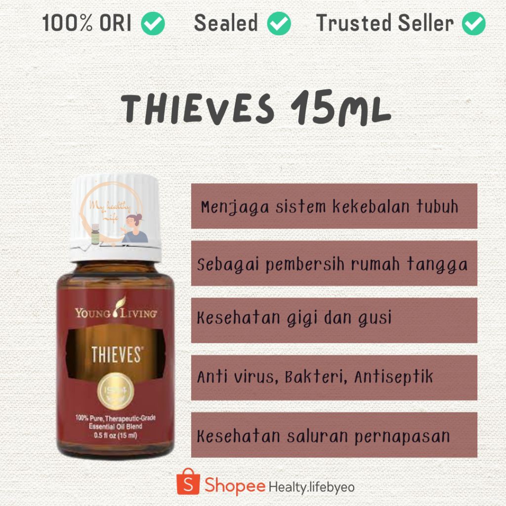 Thieves 15ml young living Thieves essential oil Thieves yleo thieves