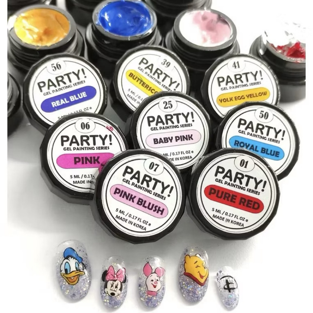 UV GEL PAINTING PARTY HALAL KUTEK GEL POT