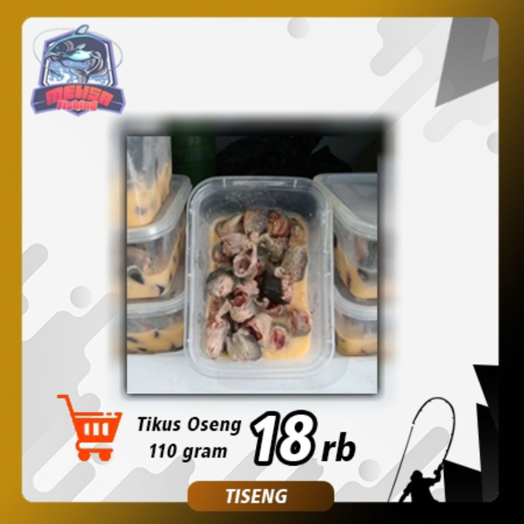 Tiseng umpan galatama lele Tikus Oseng Pack