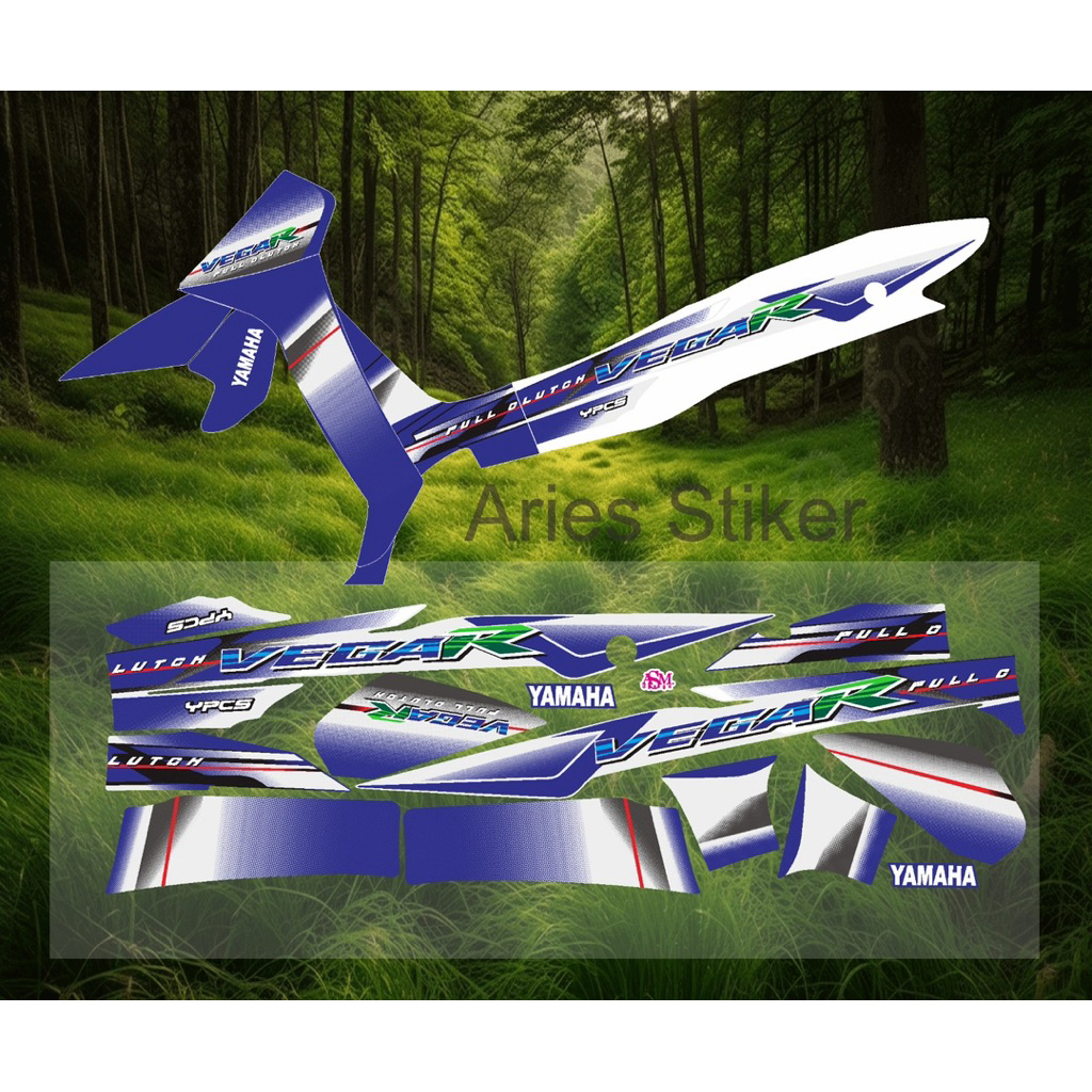 Stiker Striping Vega lama custom Fizr 2003