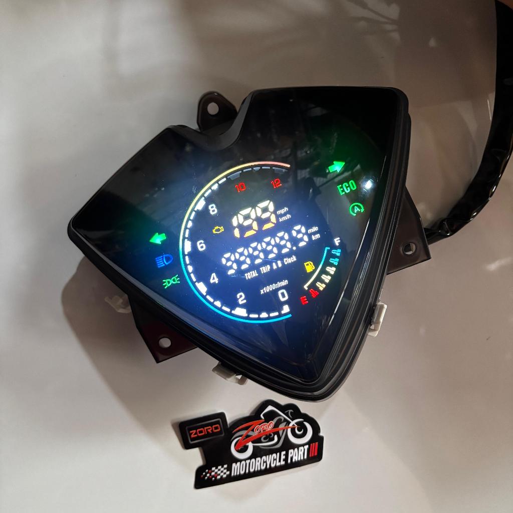SPEEDOMETER KM DIGITAL MIO J / MIO GT 115 DIGITAL THAILAND ZORO IMPORT - TAMPILAN LED
