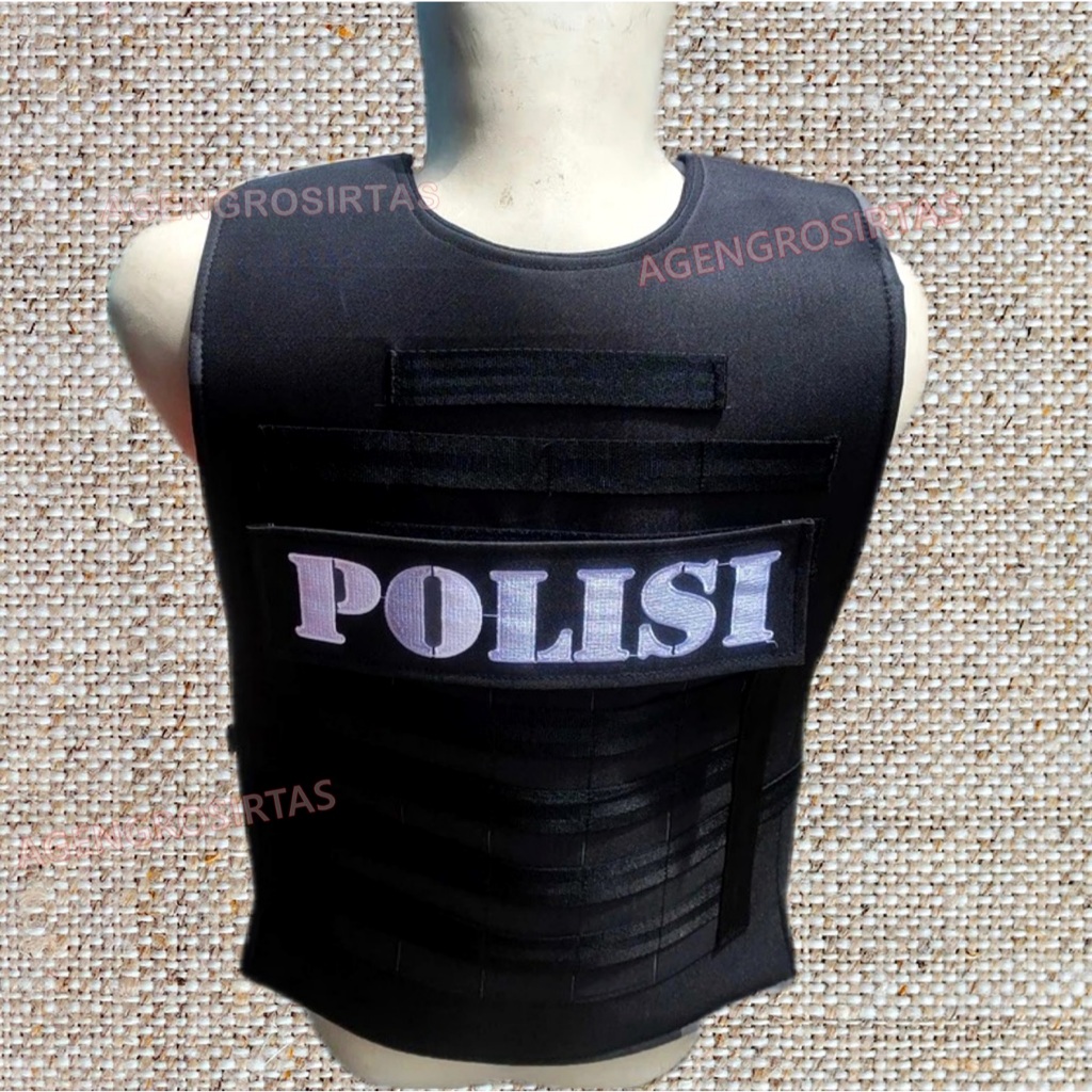 Rompi Polisi BRIMOB / Rompi Tactical Airsoft / Rompi Pelindung Dada