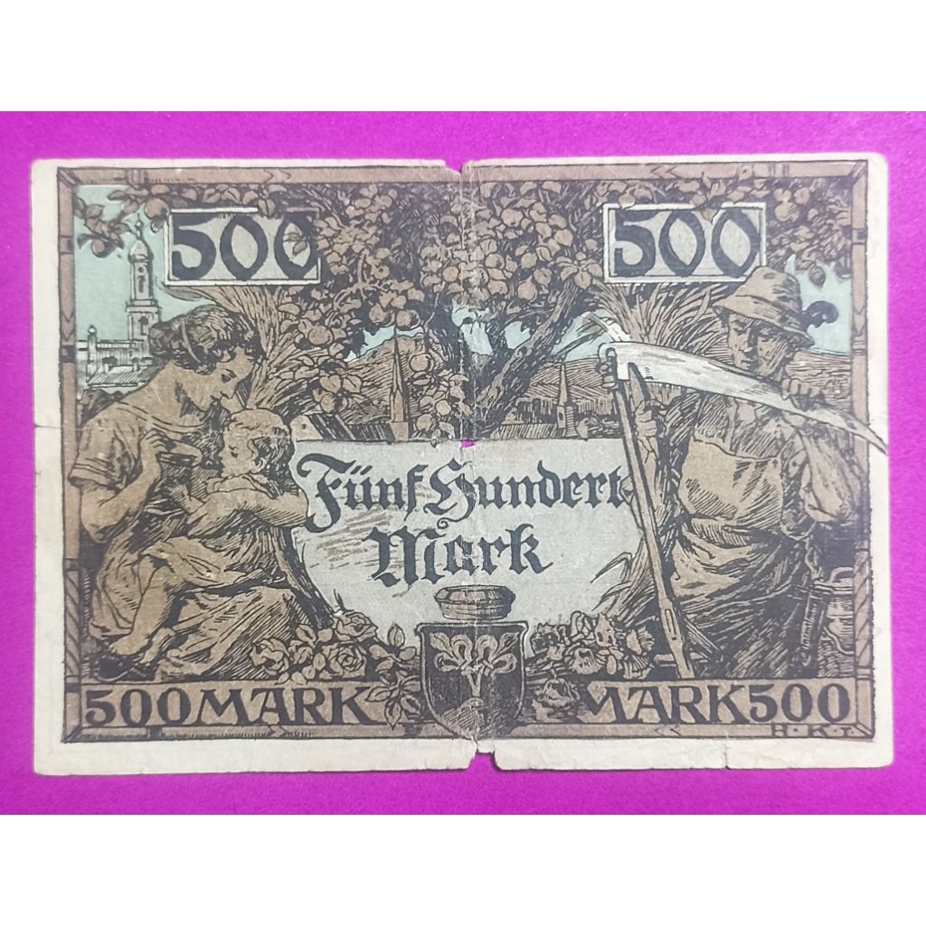 UANG JERMAN 5OO MARK 1922