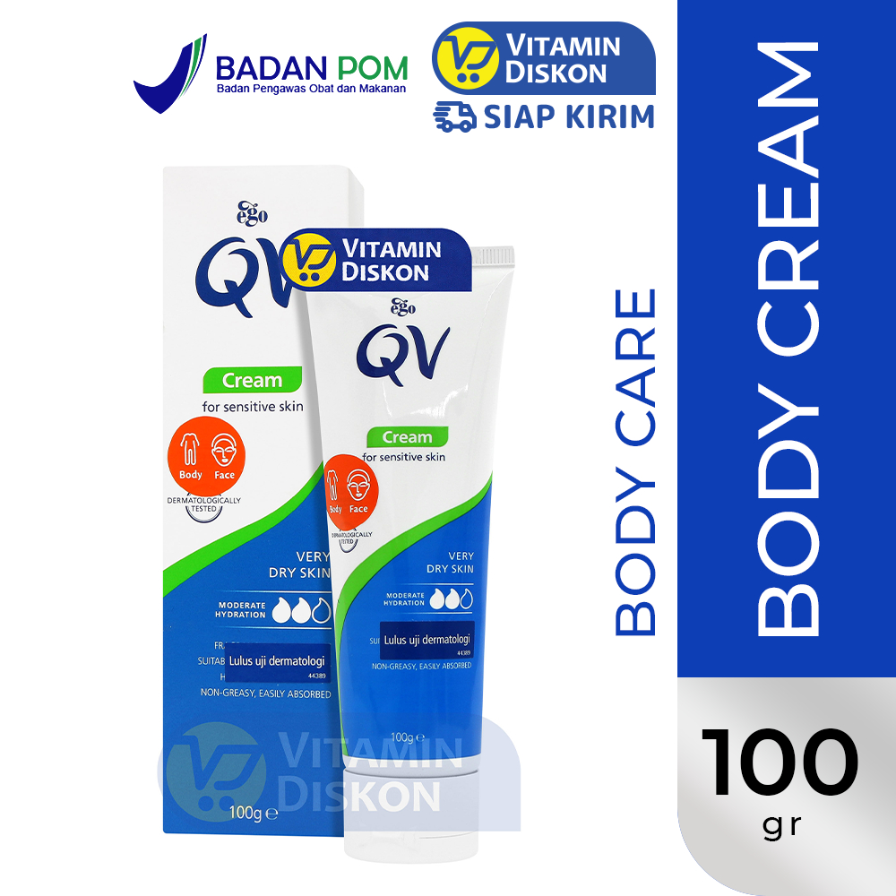 QV CREAM 100 GR | Untuk Mencegah Kulit Kering