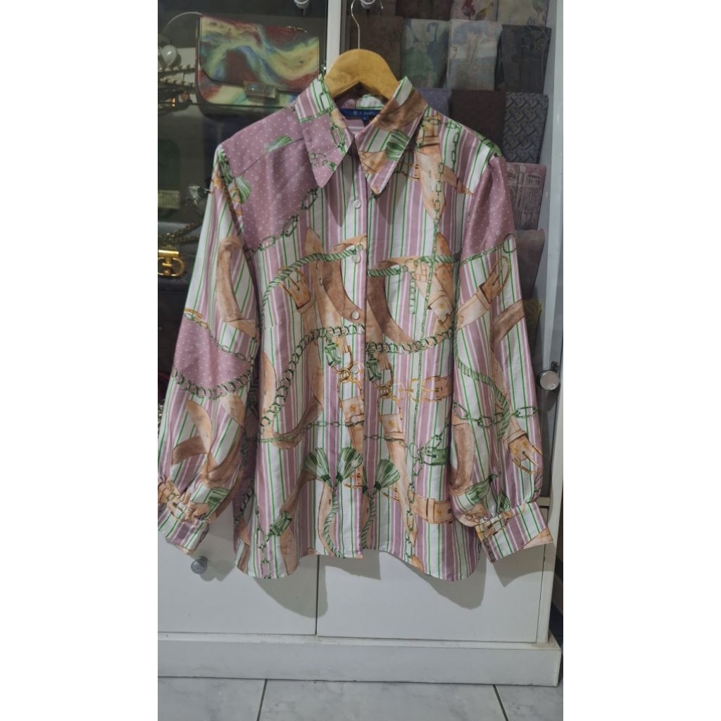 BJ x dsaks The Chain La Bella Satin Shirt (S)