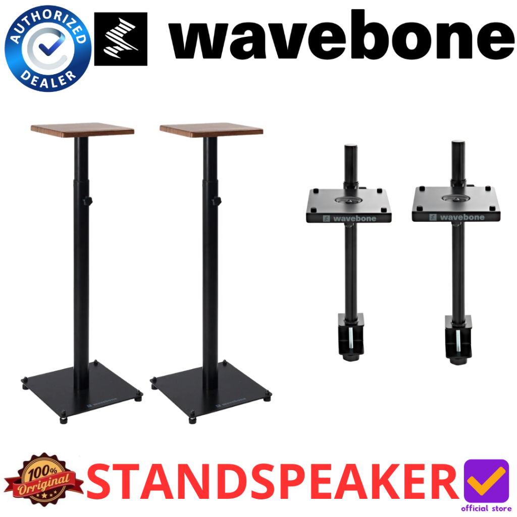 Wavebone Stand Speaker Studio Jepit Meja Grand Stand Speaker Monitor Stand