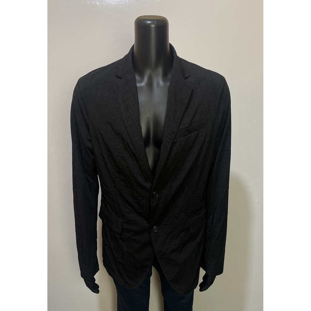 zara  man blazer hitam jas casual L