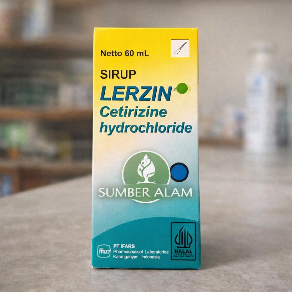 LERZIN CETIRIZINE SYRUP 60ML