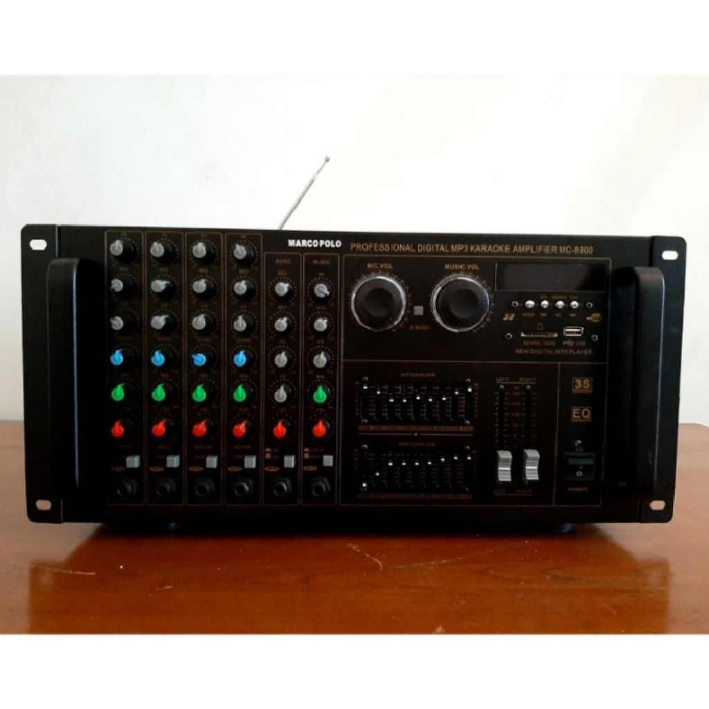 Power amplifier Marcopolo MC 8800 karaoke usb mp3 original | melody classic