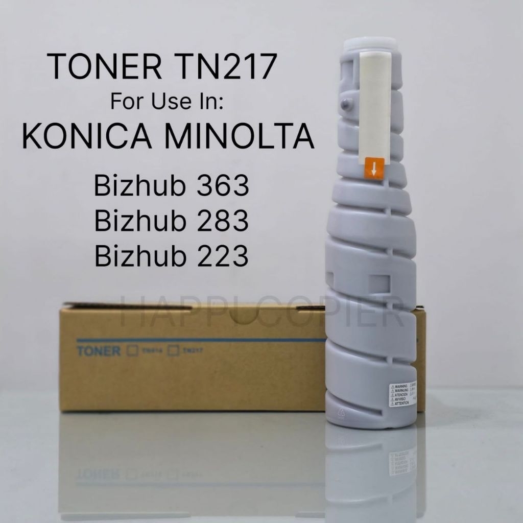 Toner TN217 for use in Konica Minolta Bizhub 363 bizhub 283 bizhub bz363 bz283 bz223