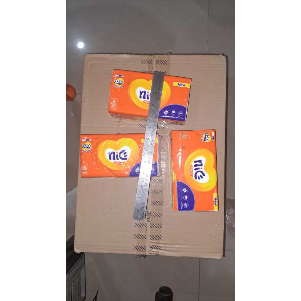 [ 10 pcs ] Tissue Nice 320 sheet tisu nice ukuran kecil size L tisu facial serbaguna