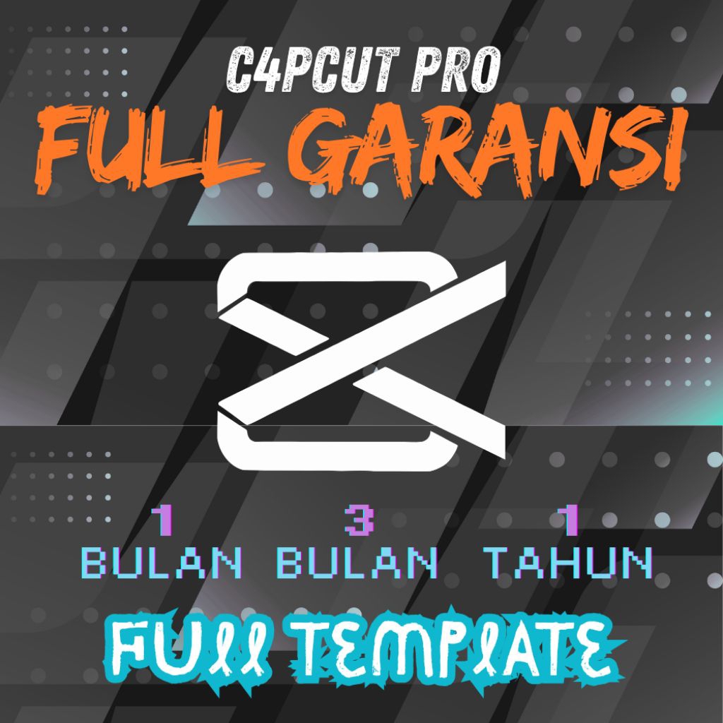 FULL GARANSI TEMPLATE CAPCUT PRO