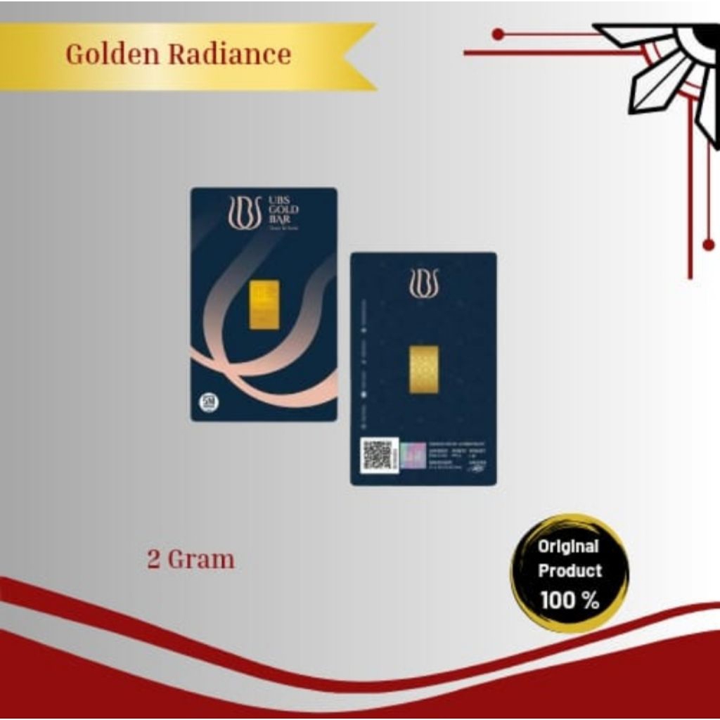 Emas UBS 2 Gram Logam Mulia,Garansi Uang Kembali Include Sertifikat