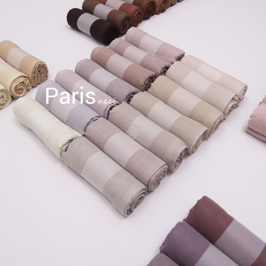 JILBAB SEGIEMPAT HIJAB PARIS JADUL PREMIUM / TANPA LABEL