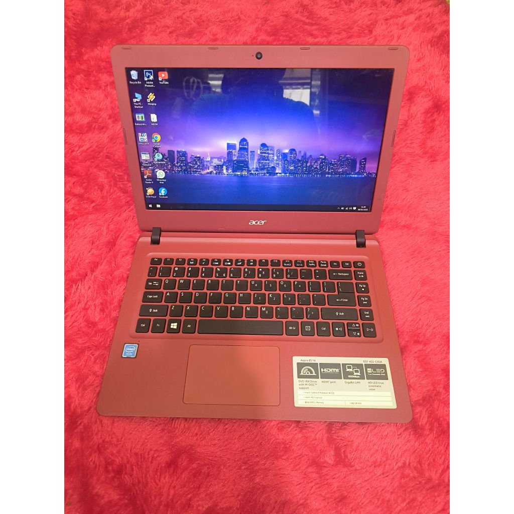 LAPTOP ACER ASPIRE ES1-432 SLIM.INTEL CELERON RAM 6 GB,HDD 500 GB