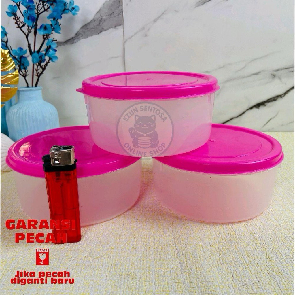 (6 pcs) Toples Mutiara Bening 500 Mini Toples Snack Lebaran Mini Ttm