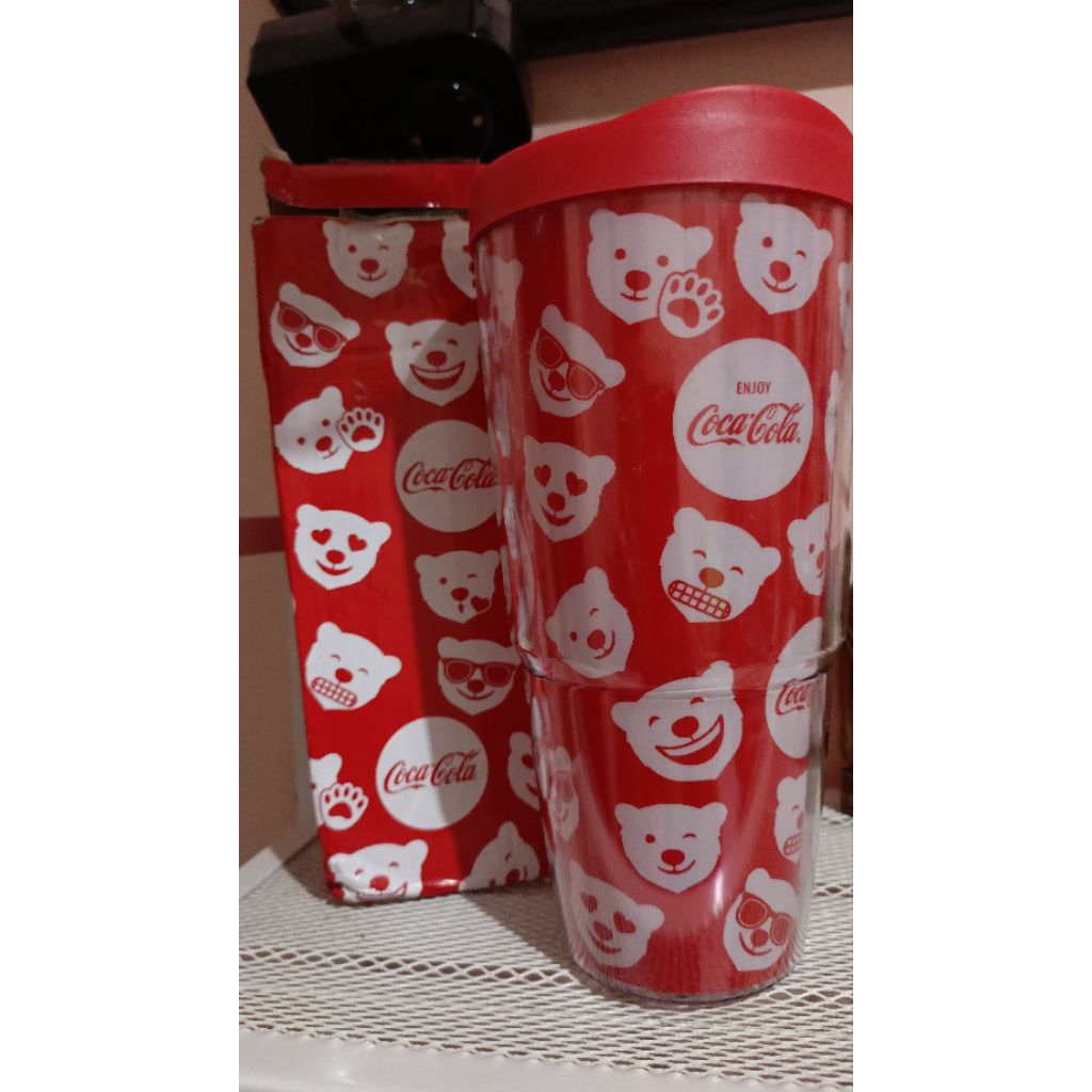 Preloved-Coca Cola Plastic Tumbler