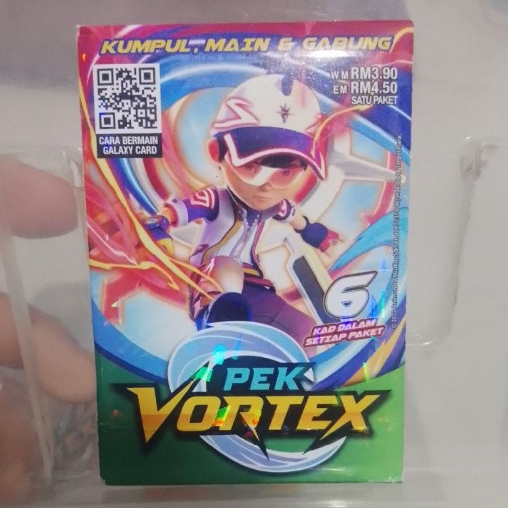 Pek Vortex Limited Edition Boboiboy Supra Tembakan Super Supra (pesanan orang)