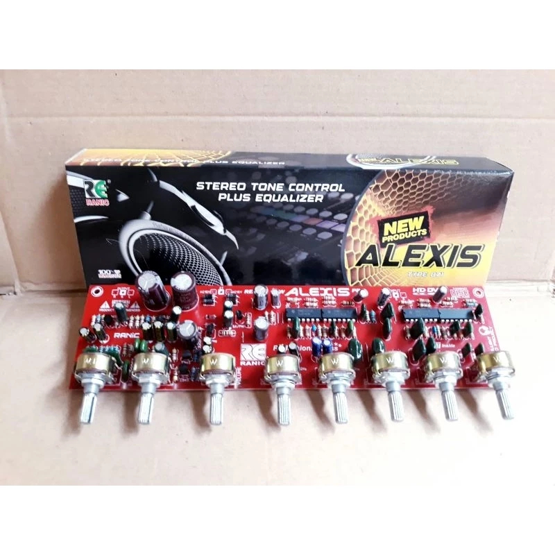 Kit Tone Control Stereo New Alexis Plus Equalizer / Kit Equalizer Stereo