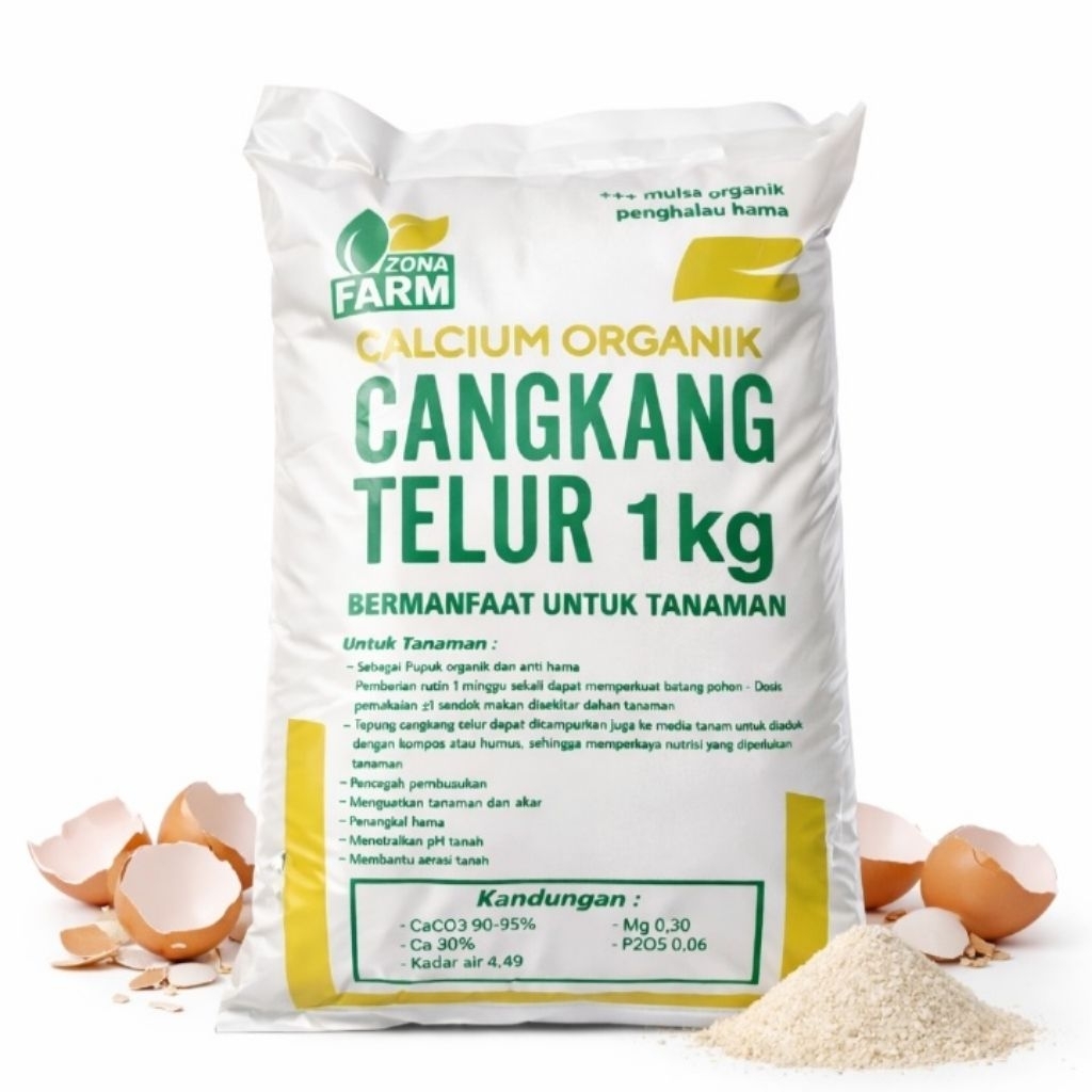 Cangkang Telur pupuk organik - 1 kg